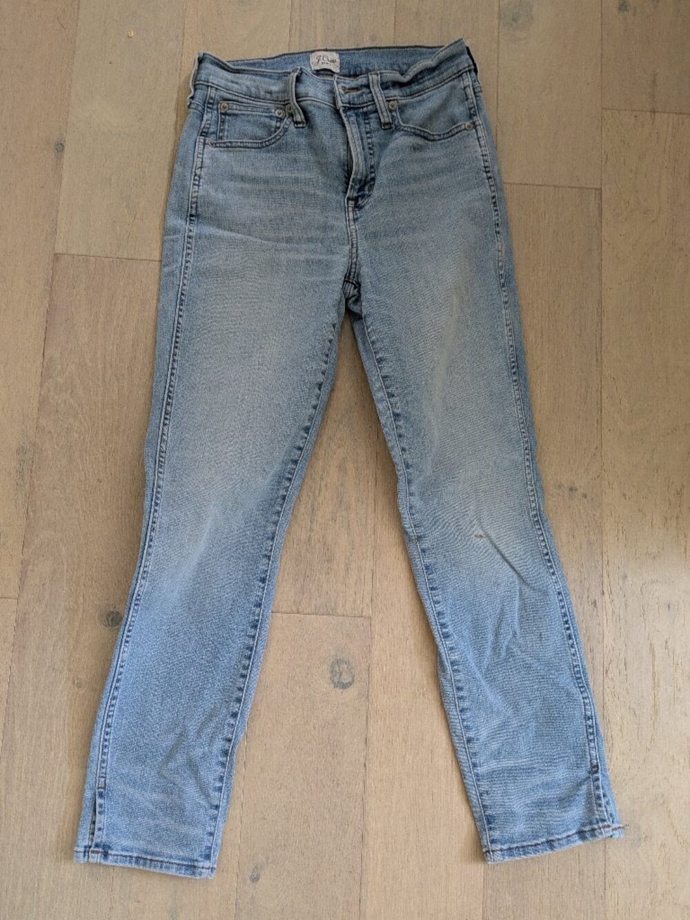 J. Crew 9" Vintage Straight Jean with Side Slit